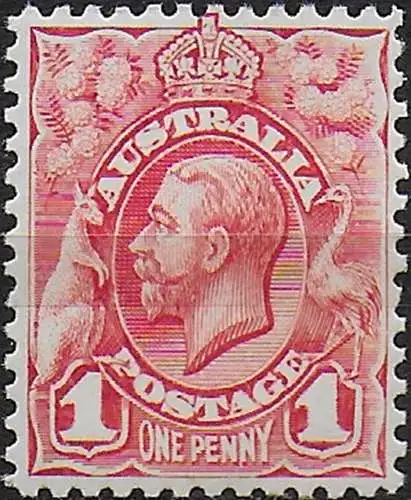 1917 Australia George V 1d. red MNH SG n. 17