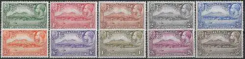 1932 Montserrat Plymouth 10v. MH SG n. 84/93