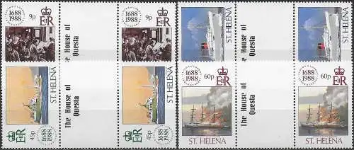 1988 St. Helena Lloyd's of London 4v. MNH SG. n. 527/30