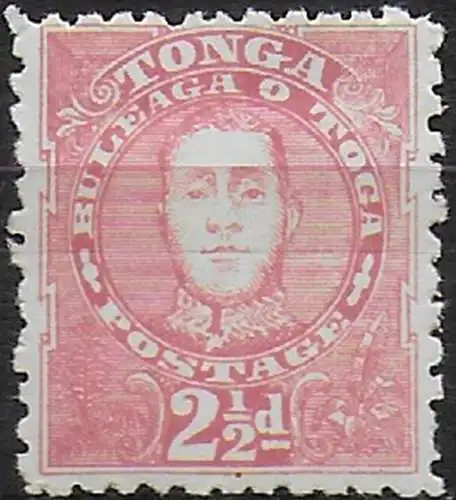 1895 Tonga King George II 1v. MNH SG n. 33