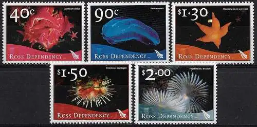 2003 Ross Dependency marine life 5v. MNH SG. n. 84/88