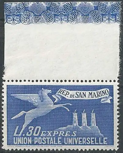 San Marino 1946 espresso per l'estero MNH Sass. n. Exp 15