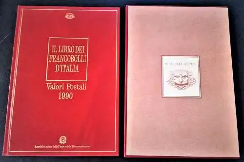 1990 Italia annata in Libro Poste Italiane