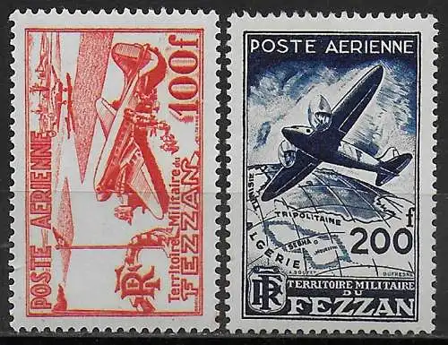 1948 Fezzan 2v. MNH Sass n. A1/2