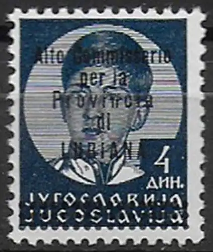 1941 Lubiana NE 4d. MNH Sass. n. 66