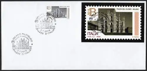 2016 Italia Duomo Milano lanina d'argento FDC