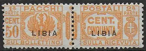 1931 Libia parcel stamps 1v. MNH Sassone n. 25