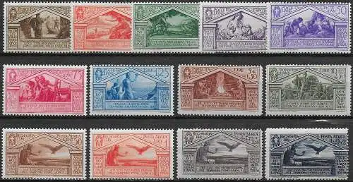 1930 Italia Bimillenario di Virgilio 13v. mc MNH Sassone n. 282/90+A