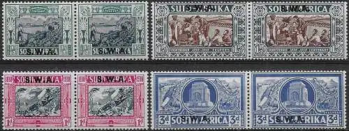 1938 South West Africa Voortrekker Memorial 4v. MNH SG. n. 105/08