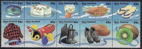 1994 New Zealand Life 10v. MNH SG n.1797/1807