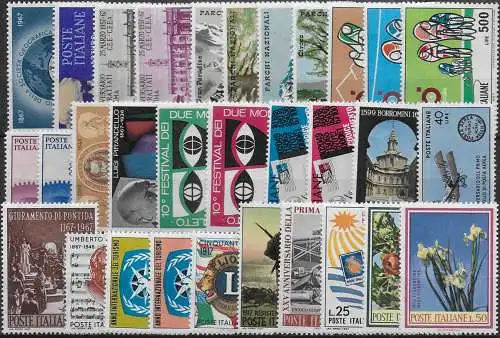 1967 Italia complete year 31v. MNH