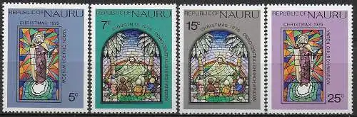 1975 Nauru Christmas 4v. MNH SG n. 139/42