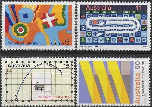 1974 Australia Education 4v. MNH S.G. n. 582/85