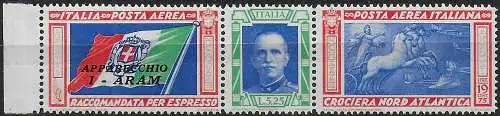 1933 Italia Crociera I-ARAM airmail MNH Sassone n. 51