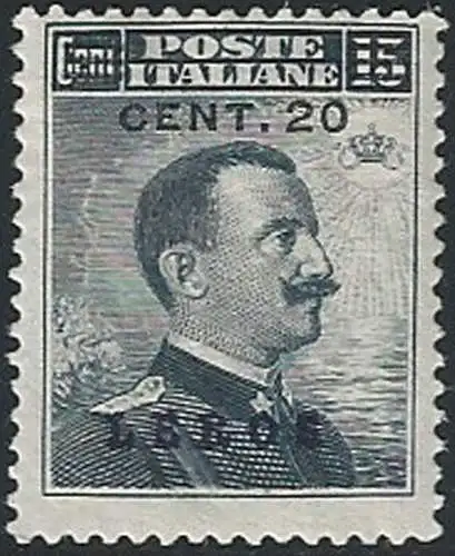 1916 Egeo Lero 20c. su 15c. MNH Sassone n. 8