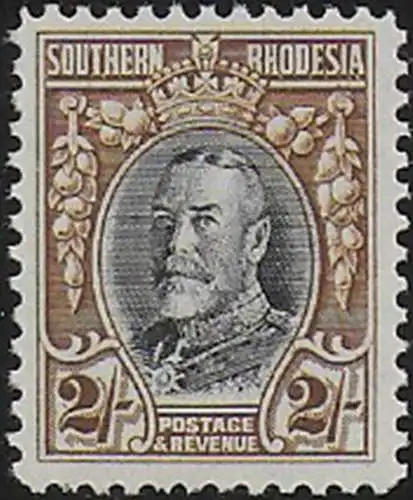 1931 Southern Rhodesia George V 2s. MNH SG n. 25