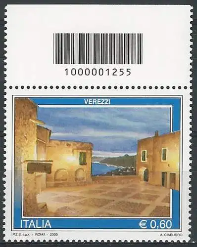 2009 Italia Verezzi codice a barre MNH Unif. 3159cb