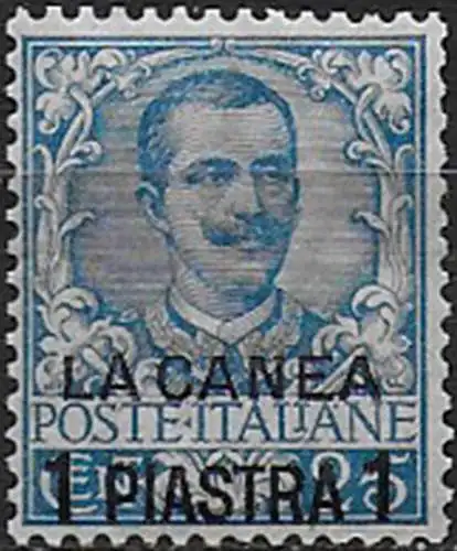 1901 La Canea 1p. light blue 1v. MNH Sassone n. 2