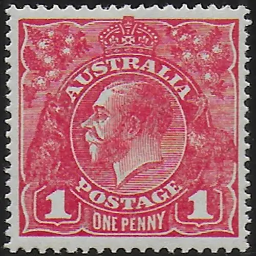 1916 Australia George V 1d. scarlet MNH SG n. 47