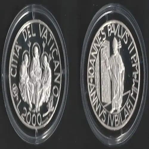 2000 Vaticano Lire 2.000 silver Anno Santo FS-PF65