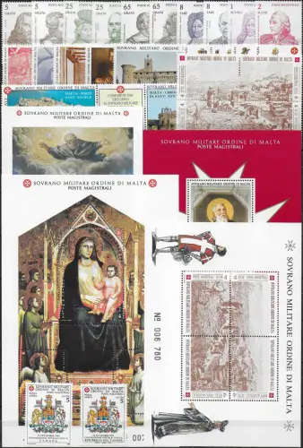 1993 SMOM complete year 27v.+4MS MNH