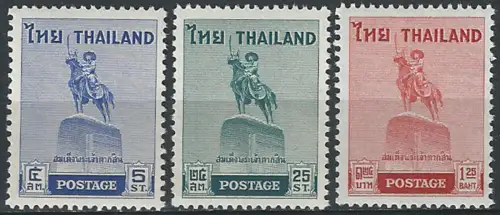 1955 Thailandia King Taksin 3v. MNH YeT n. 295/97