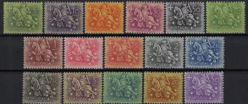 1953 Portogallo 16v. MNH Unif n. 774/88