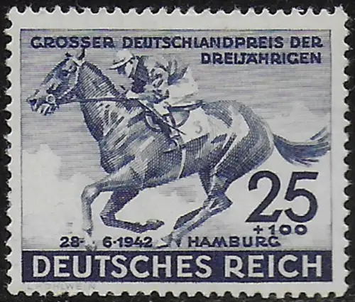 1942 Germania Reich Hamburg derby 1v. MNH Unificato n. 738