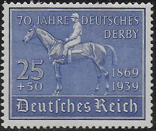 1939 Germania Reich Hamburg derby 1v. MNH Unificato n. 636