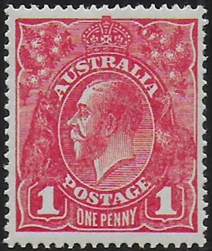 1916 Australia George V 1d. scarlet MNH SG n. 47