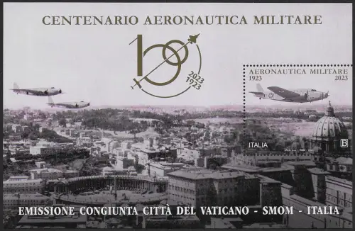 2023 Italia Air Force Centenary MS MNH Sassone n. 135
