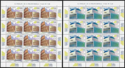 2008 Italia Festival Italia 2009 2 MF MNH Unificato n. 3065/66
