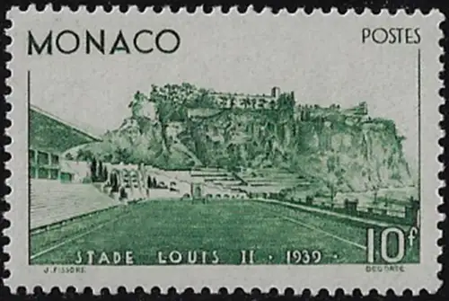 1939 Monaco Louis II stadium 1v. MNH Unificato n. 184
