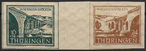 1946 Germania Turingia sovietica 1cp MNH M n. WZd2cy