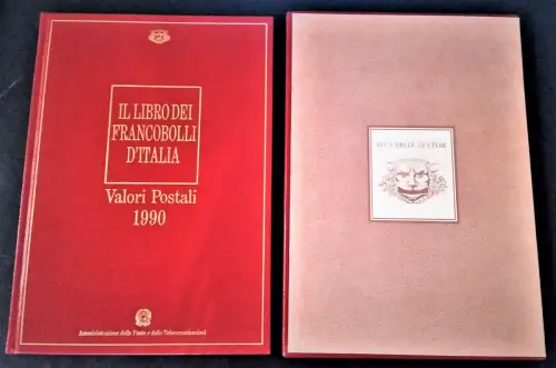 1990 Italia annata in Libro Poste Italiane