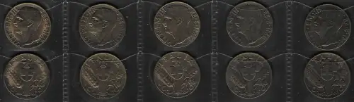 1939-43 Italia VE III 10c. Impero II tipo bronzital FDC