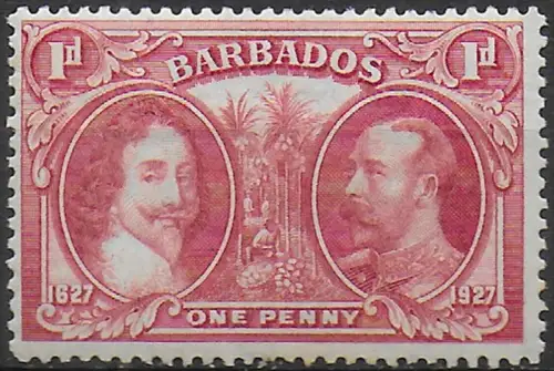 1927 Barbados Settlements of Barbados 1v. MNH SG n. 240