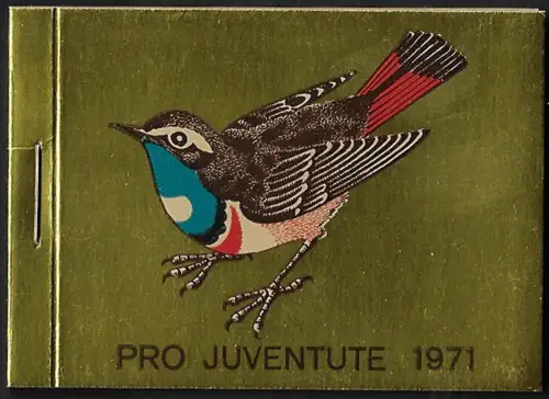 1971 Svizzera Pro Juventute booklet gold MNH SBHV n. 20