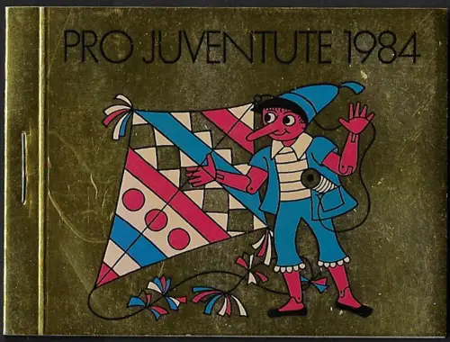 1984 Svizzera Pro Juventute booklet gold MNH SBHV n. 33