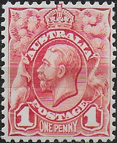 1917 Australia George V 1d. red MNH SG n. 17