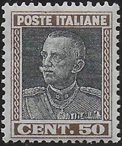 1927 Italia Vittorio Emanuele III 1v. MNH Sassone n. 218