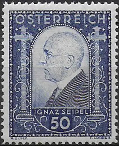 1932 Austria Monsignor Ignaz Seipel MNH Unificato n. 419