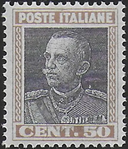 1927 Italia Vittorio Emanuele III 1v. bc MNH Sassone n. 218