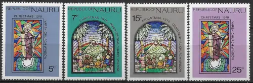 1975 Nauru Christmas 4v. MNH SG n. 139/42