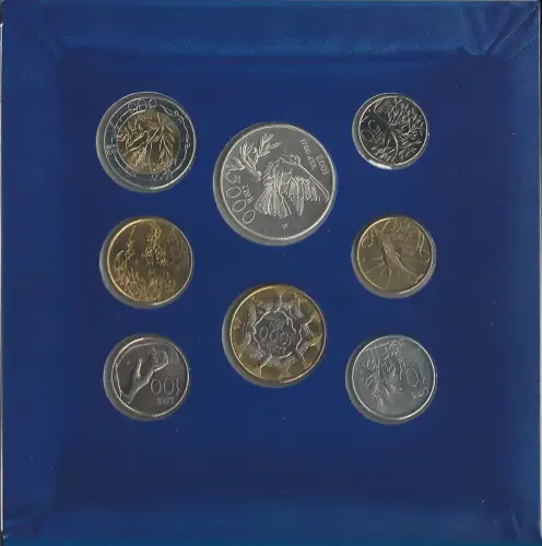 2001 San Marino Mint divisional series 8 coins FDC-MS65