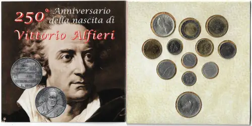 1999 Italia Mint divisional 12 coins FDC-MS65