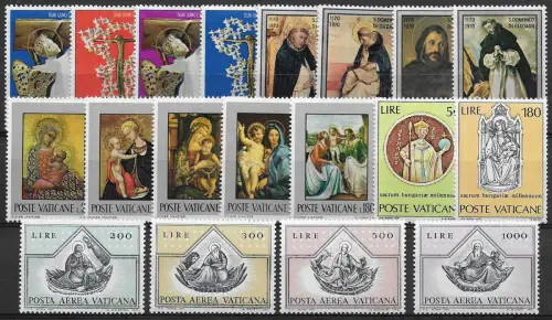 1971 Vaticano complete year19v. MNH
