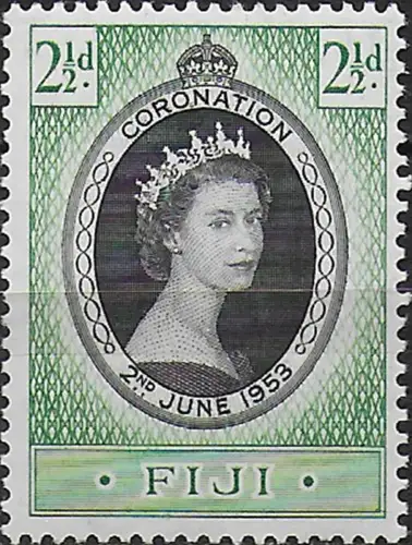 1953 Fiji Coronation MNH SG n. 278