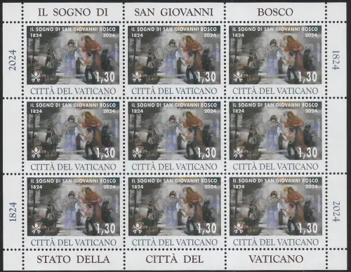 2024 Vaticano San Giovanni Bosco MS MNH Unificato n. 1977