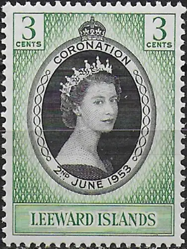 1953 Leeward Islands Coronation MNH SG n. 125